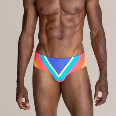 China 2021 New Arrival Breathable Sexy Men Swim Briefs Men Swimwear Swimsuit Single Panel Single Shorts for sale