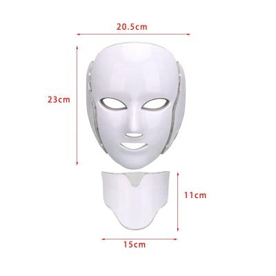 China Acne Treatment Skin Rejuvenation 7 Colors Beauty Therapy LED Face Masks Programmable Led Light Face Mask for sale