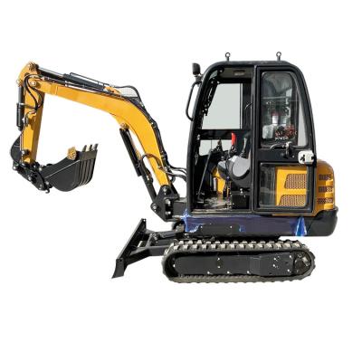 China Building Material Shops Hot Sale 1.8ton 2 Ton Mini Digger Excavator Mining Mini Excavator With Enclosed Cabin for sale