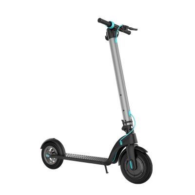 China German Wholesale Unisex Powerful Electric Scooters Lithium Battery X7 350W Motor Foldable Off-Road Electric Scooters Adult for sale