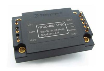 China 100W DC-DC Converter 15 Voltage With Solderability IEC60068-2-20 YN100-48S15-PEC for sale