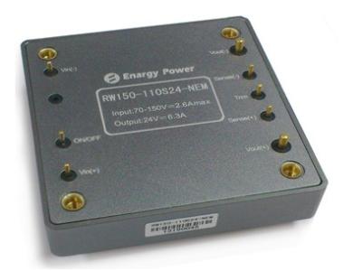 China 150W Railway Power Supply 24V / 6.3A Output converter module  RW150-110S24-NEM for sale