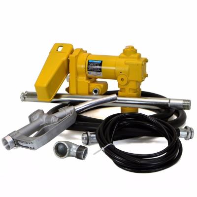 China Other Gasoline 12V Gasoline Fuel Transfer Pump Fuel +Nozzle +Hose for sale