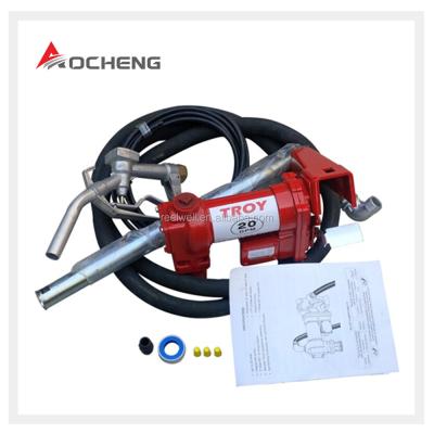 China Other Red Blue Yellow Painted Mini Fuel Pump Kit With Hose Nozzle for sale