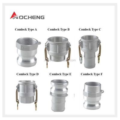 China Aluminum All Sizes Of Quick Release Aluminum Male Female Coupling for sale