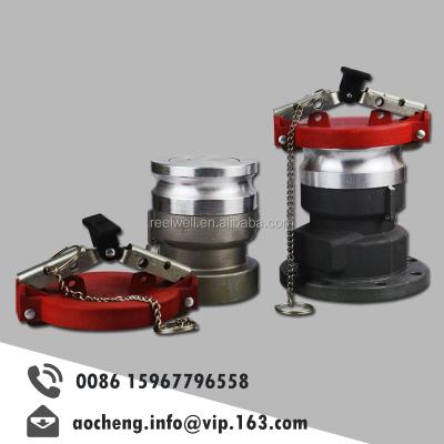 China ALLOY Tank Spare Parts Flange Oil Quick Coupling With Cover for sale