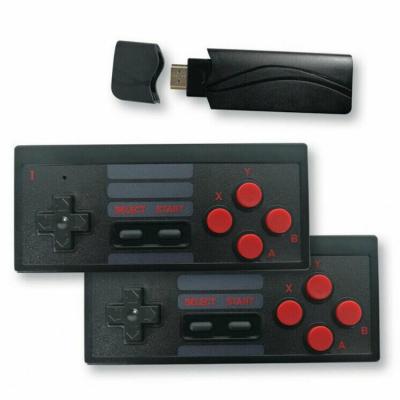 China HD MI TV Game Stick Console 628 Built-in Mini Games 2xWireless Gamepad 15.3*9*6cm for sale