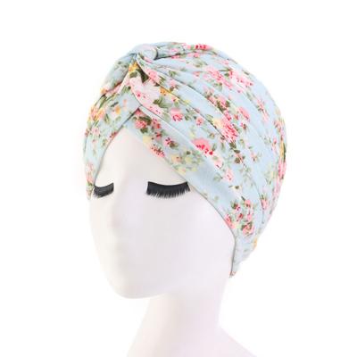 China Ladies Chemo Beanies Cap Headwear Women's Cotton Turban Wrap Cancer Turban Head Hood Waterproof for sale