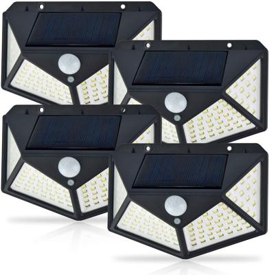 China Garden Outdoor 3 Working Modes 100 LED Solar Motion Sensor Lights for sale