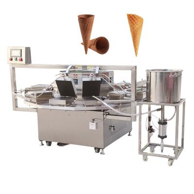 China Wholesale Pizzelle Maker Maker Ice Cream Cone Making Machine Pizza Waffle Cone Production Line for sale