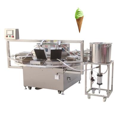 China Industrial Commercial Automatic Pizzelle Maker Factory Sales Ice Cream Cone Egg Roll Make Machine for sale