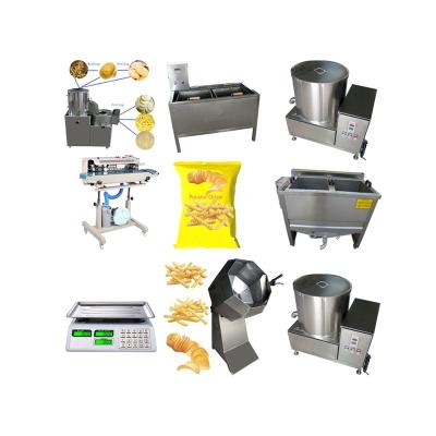 China Commercial Catering Manufacturer Well Made Multi Function Frozen French Fries Processing Equipment Making Machine French Fries Production Line for sale