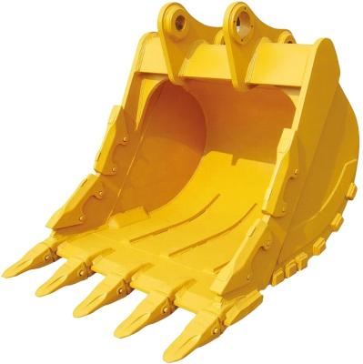 China Excavator Bucket Drawing Bucket Excavator Bucket Height For EX2600 / Weldox Mining Bucket for sale