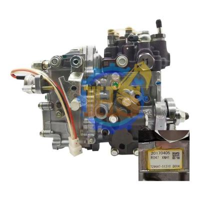 China Building Material Stores Excavator Parts X4 Engine Fuel Pump 729647-51310 72964751310 for sale