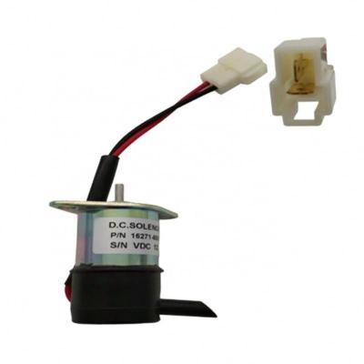 China HS Excavator Parts Excavator Electric Parts Kubata Engine Stop Solenoid 16271-60012 for sale