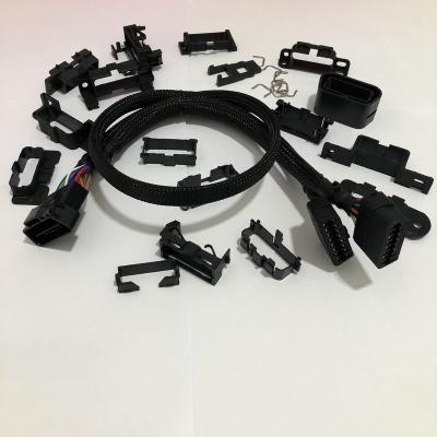 China All OBD Cars Assembled Male OBD to Female Y Splitter Cable Assembly, OBD Splitter Y Cable Assembly for All Car Brands for sale