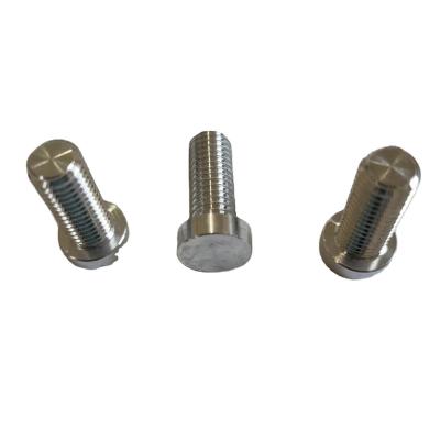 China Aluminium Flat Head Bolts With Polishing Light Weight Head Screw Bolt for sale