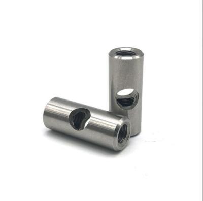 China Custom non-standard nut bicycle pipe special-shaped nut cold heading special-shaped and stainless steel hollow round nut for sale