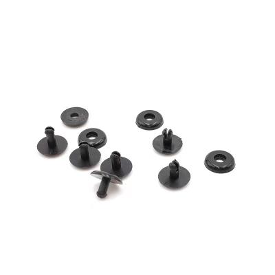 China Factory wholesale high quality nylon rivet black white male and female for Stationery for sale