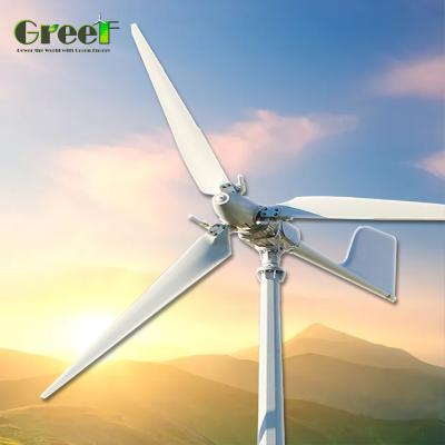 China 5KW 10KW 20KW 30KW Laag startwindsnelheid Pitch Control Windturbine Horizontale windgenerator Te koop