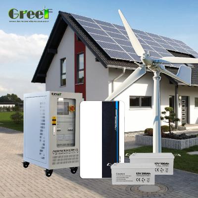 China Erdmontiertes Off-Grid-Solarsystem mit 48VDC Batteriespannung und 50Hz/60Hz Ausgangsfrequenz zu verkaufen