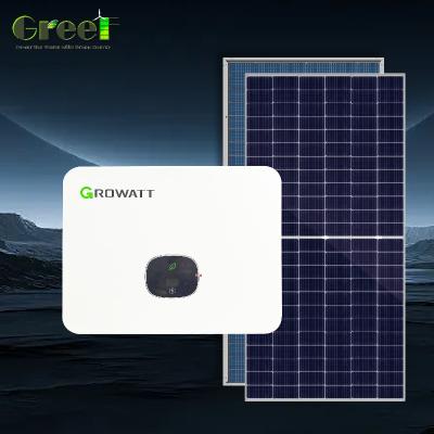 China Monocrystalline Silicon Green Energy / One Grid Solar Panel with Grid Tie Technology and LCD Display for sale