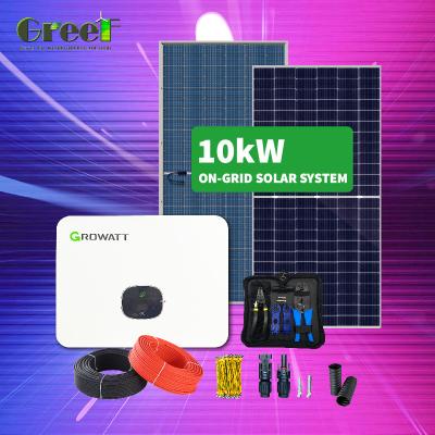 China Tiempo de garantía de 3 años en la red Sistema solar con panel solar monocristalino y sistema de monitoreo en venta