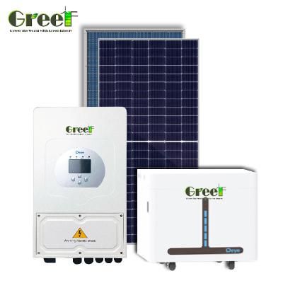 China Display LCD Gerador híbrido de energia solar eólica para geração de energia solar doméstica à venda