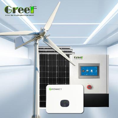 Chine Générateur hybride de type 8KW 10KW LCD Pure Sine Wave Inverter avec panneau solaire photovoltaïque et télécommande à vendre