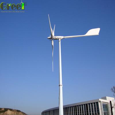 Κίνα 5kW χαμηλός έναρξης ταχύτητας ανέμου πισσών ελέγχου ανεμοστρόβιλος άξονα ανεμοστροβίλων οριζόντιος προς πώληση