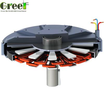 China 5kw Low Rpm Outer Rotor Permanent Magnet Generator Alternator For Wind Turbine for sale