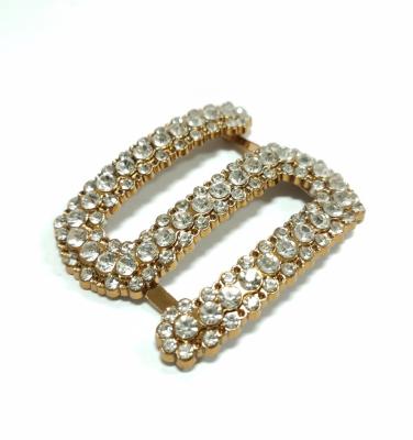 China Eco - Friendly Wholesale Shoe Clip Accessories With Rhinestone Crystal Shoe Buckle For Woman for sale