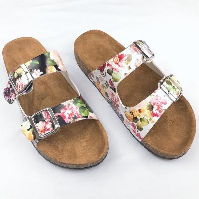 China New Fashion Ladies Casual Flat Shoes Anti-slippery Relieve Buckle Shoes Sandals Women for sale