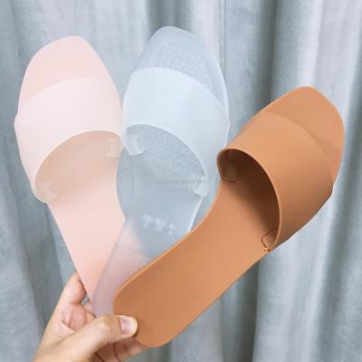 China Fashion Trend Amazon CIA Jelly Sandals Women Slippers Crystal Transparent Crystal Summer Hot Selling Outdoor Slides for sale