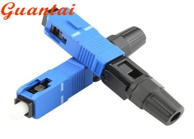 China ST / LC SC Fiber Optic Connector , Fiber Bulkhead Connector Low Insertion Loss for sale