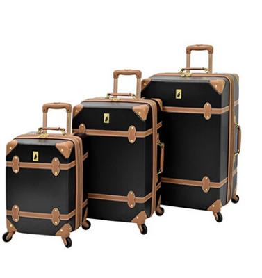 China Lightweight Aluminum ABS Trolley Spinner Wheels Cabin Vintage TSA Lock Airport Bags Luggage Set for sale