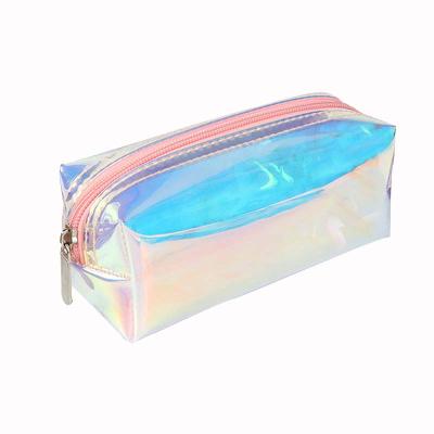 China Schools & Popular Stylish Stationery Pen Bag Transparent Pencil Cases Office Study For Girls for sale