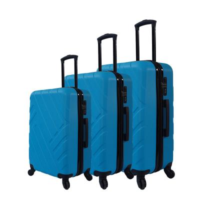 China High Quality Promotional Vintage ABS Hardside Trolley Bag ABS Vintage Casual Luggage For Travel for sale