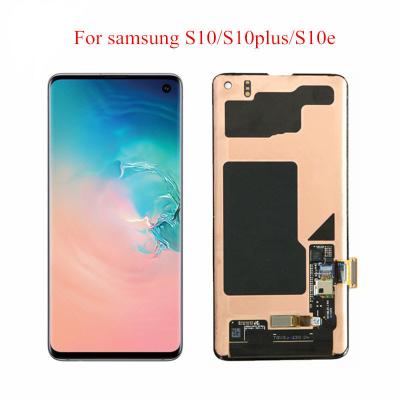 China For other models lcd display touch screen digitizer assembly for samsung galaxy s10 plus g975f cellphone for original p-touch e lite for sale