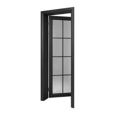 China Alucasa Waterproof Aluminum Interior Exterior Swinging Casement French Doors Two Way Swing Door for sale