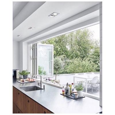 China Folding Aluminum Screen Windows Door And Folding Window Aluminum for sale