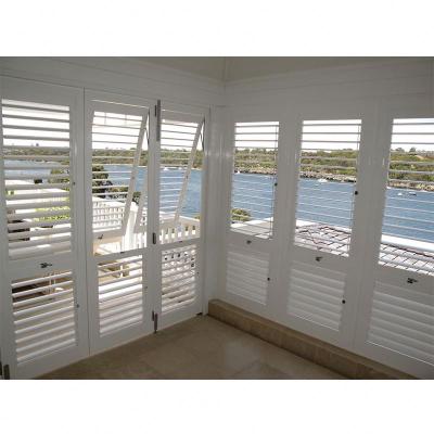 China Alucasa Modern British Design Window Aluminum Plantation Shutters With Factory Price for sale