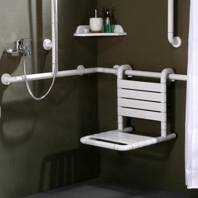 China Hotel Movable Bathroom Handicap Hanging Shower Chair For Handicapped for sale