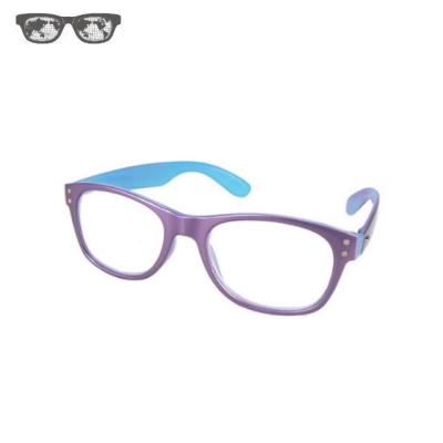 China Fashionable Two Way Decorative Pins Granny Flexible Optical Frame TR90 Reading Glass Color Combination With Reading Glasses for sale