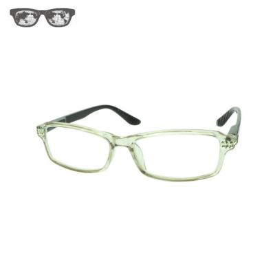 China For Reading Glasses Freeze Gradient Color Polycarbonate Eyeglasses Frame With Diamond for sale