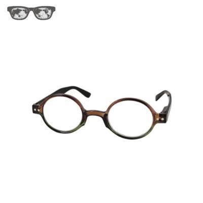 China For Reading Glass Vintage Round Shape Two Color Ways Design PC Material Optical Frame Glasses for sale