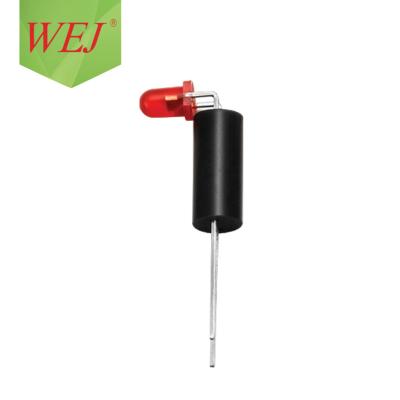 China AlInGaP Factory Price CE RoHS 3mm Red Round Dip Led Diode 2.2V-2.6V With Housing LED Lamp Holder for sale