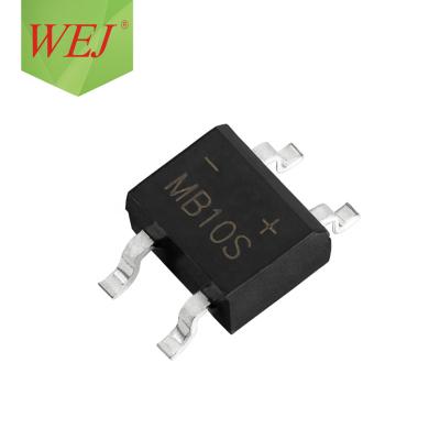 China High Quality Bridge 1A 1000V Power MBS Package MB10S Bridge Diode Rectifiers In Power Supply Diode for sale