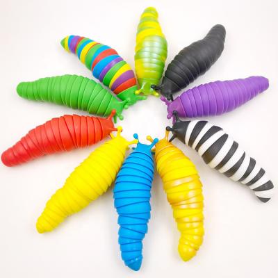 China Popular plush ingot worm ingot slug decompression fingertip snail decompression toy for sale