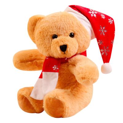 China Hot Selling Plush Children's Christmas Gifts, New Border Plush Toys, Christmas Teddy Bear Plush Toy Stuffed Animal for sale